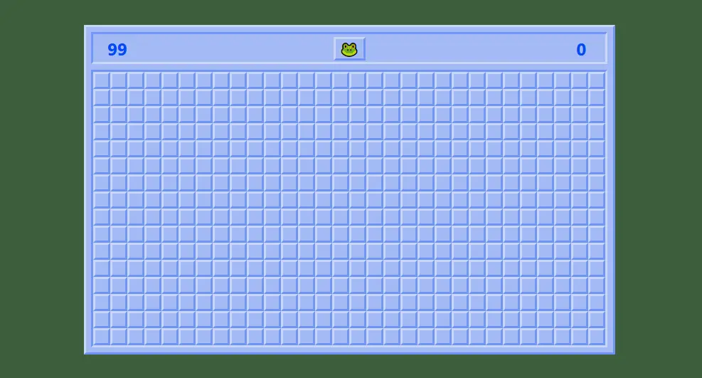 The Frogsweeper gameboard.